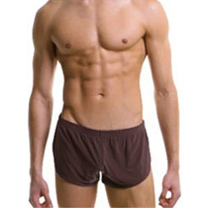 Top Trends: Sexy Men Running Shorts Low Waist Sportswear Men&#039;s Fitness Sexy Gym Underwear Short Pants Sweatpants Breathable Jogging Bottoms Shoppable Styles