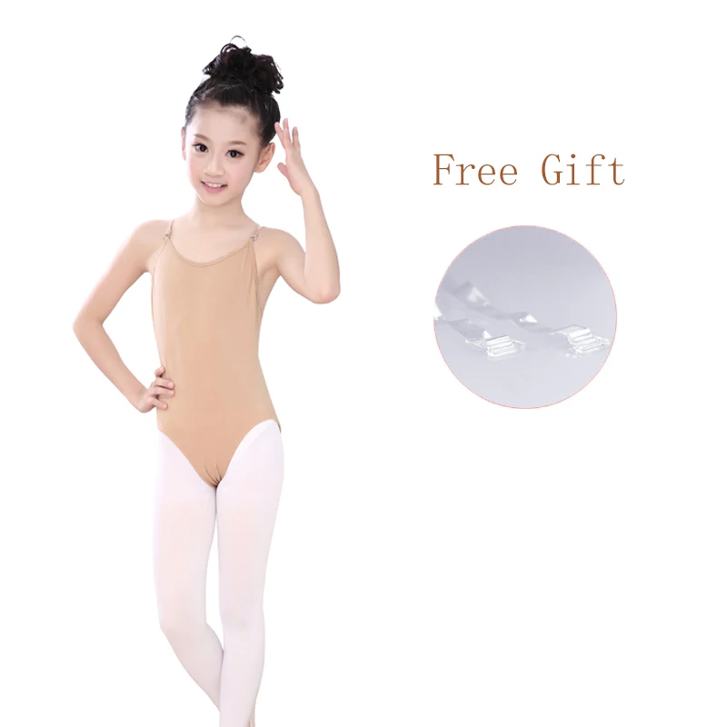 Top Trends: Nude Ballet Underwear Child Kids Gymnastics Seamless Camisole Skin Color Ballet Leotard Swimsuit Adjustable Shoulder Bands Shoppable Styles