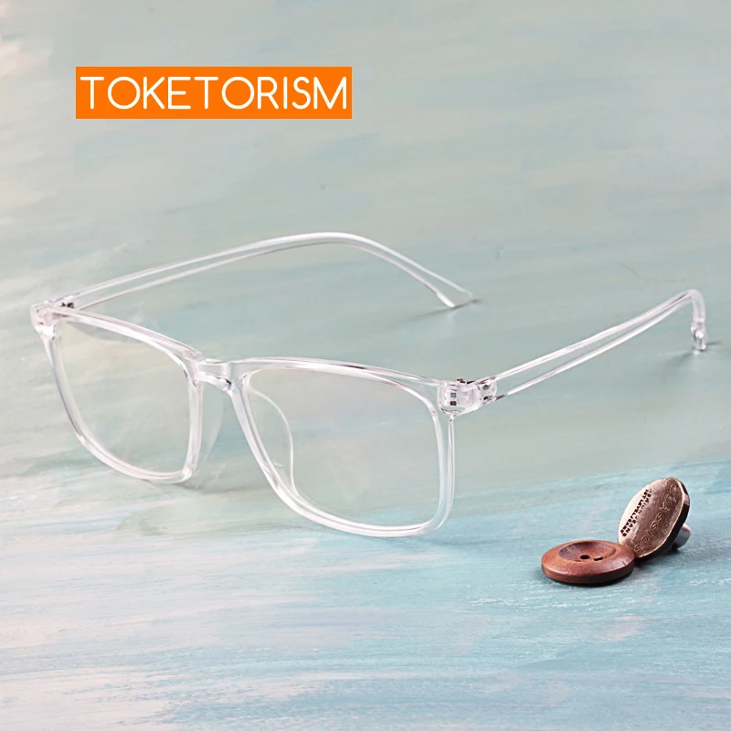 Top Trends: Toketorism Transparent Glasses Prescription Optical Eyeglasses Frame Spectacle For Men And Women 2142 Shoppable Styles