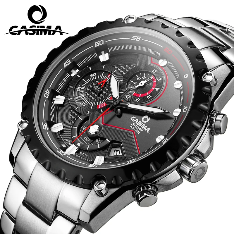 Top Trends: CASIMA Top Brand Fashion Chronograph Sport Watch Waterproof Luminous Military Quartz Wristwatch Clock For Men Relogio Masculino Shoppable Styles