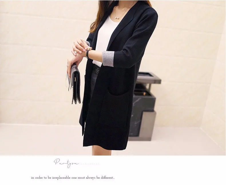 Suurte taskutega pikad kardiganid | kujundav pilt e-kaubamaja pildikogust