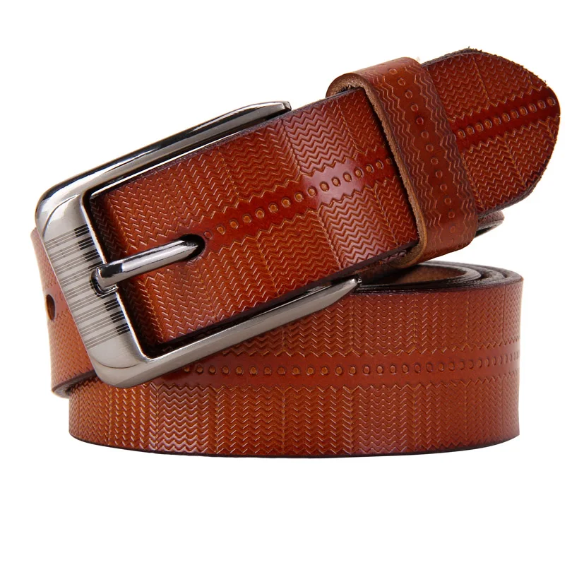 Top Trends: Genuine Leather Belts For Women Fashion Pin Buckle Woman Belt Quality Second Layer Cow Skin Strap Female For Jeans Width 3.2 Cm Shoppable Styles - Image 6