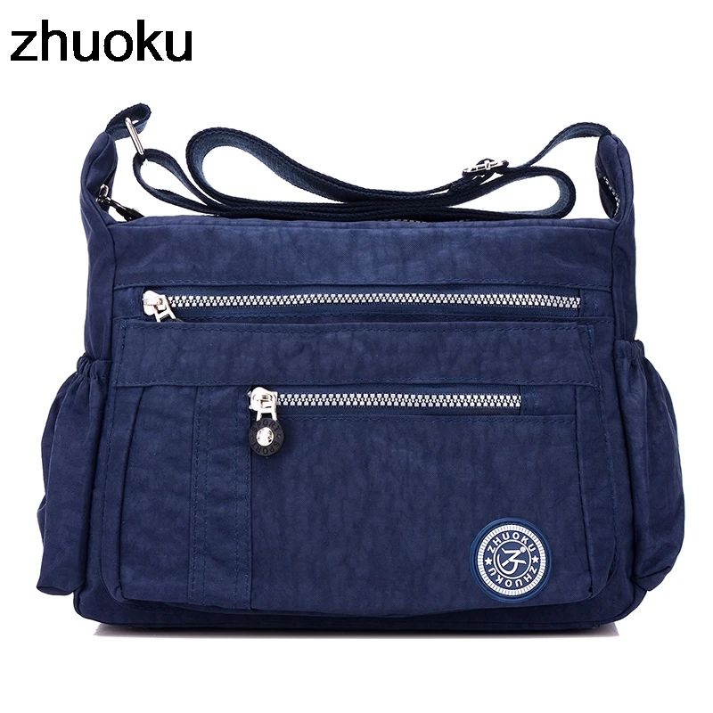 Top Trends: Luxury Women Messenger Bag Waterproof Nylon Shoulder Bags Casual Top-handle Ladies Handbag Travel Tote Women&#039;s Crossbody Bag Shoppable Styles