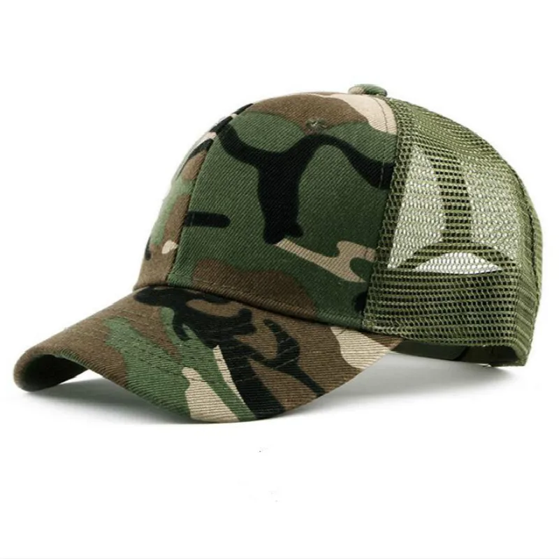 Top Trends: COKK Camouflage Baseball Cap Men Snapback Summer Hats For Women Breathable Sport Mesh Cap Sun Hat Sunshade Golf Adjustable Adult Shoppable Styles