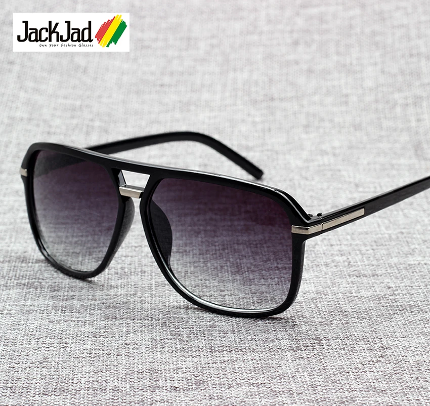 Top Trends: JackJad 2021 Fashion Men Cool Square Style Gradient Sunglasses Driving Vintage Brand Design Cheap Sun Glasses Oculos De Sol 1155 Shoppable Styles