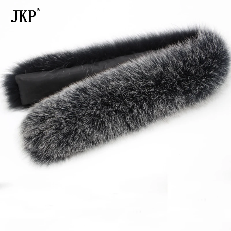 Top Trends: 100% Natural Real Fox Fur Collar Women Scarf Winter Coat Neck Cap Long Warm Genuine Real Fur Scarf 12-31 Shoppable Styles - Image 4