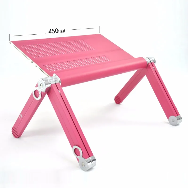 Description Picture 6 of itemSimple  fashion desk lazy notebook computer desk on bed table  can mobile aluminum alloy folding  free shipping