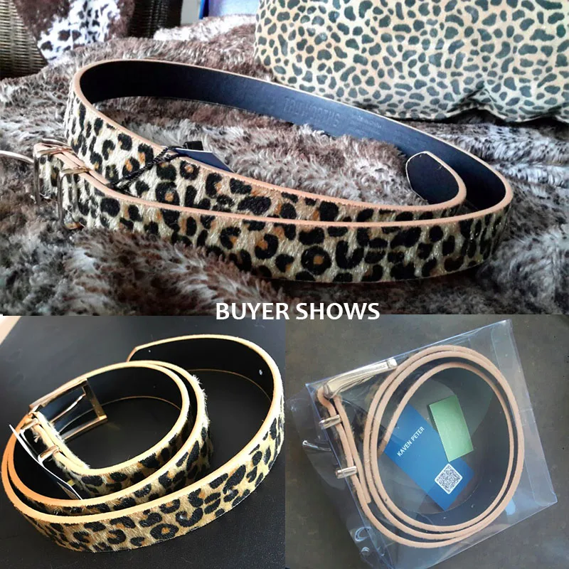 Top Trends: Female Belt Cummerbund Women Horsehair Belt With Leopard Pattern Rose Gold Metal Buckle Hot Sales Pu Belt Accessories For Women Shoppable Styles - Image 5