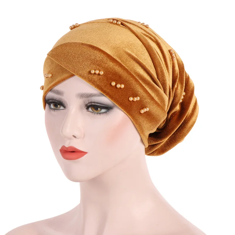 Top Trends: New Woman Hijabs Turban Head Cap Hat Beanie Ladies Hair Accessories Muslim Scarf Cap Hair Loss Shoppable Styles - Image 6