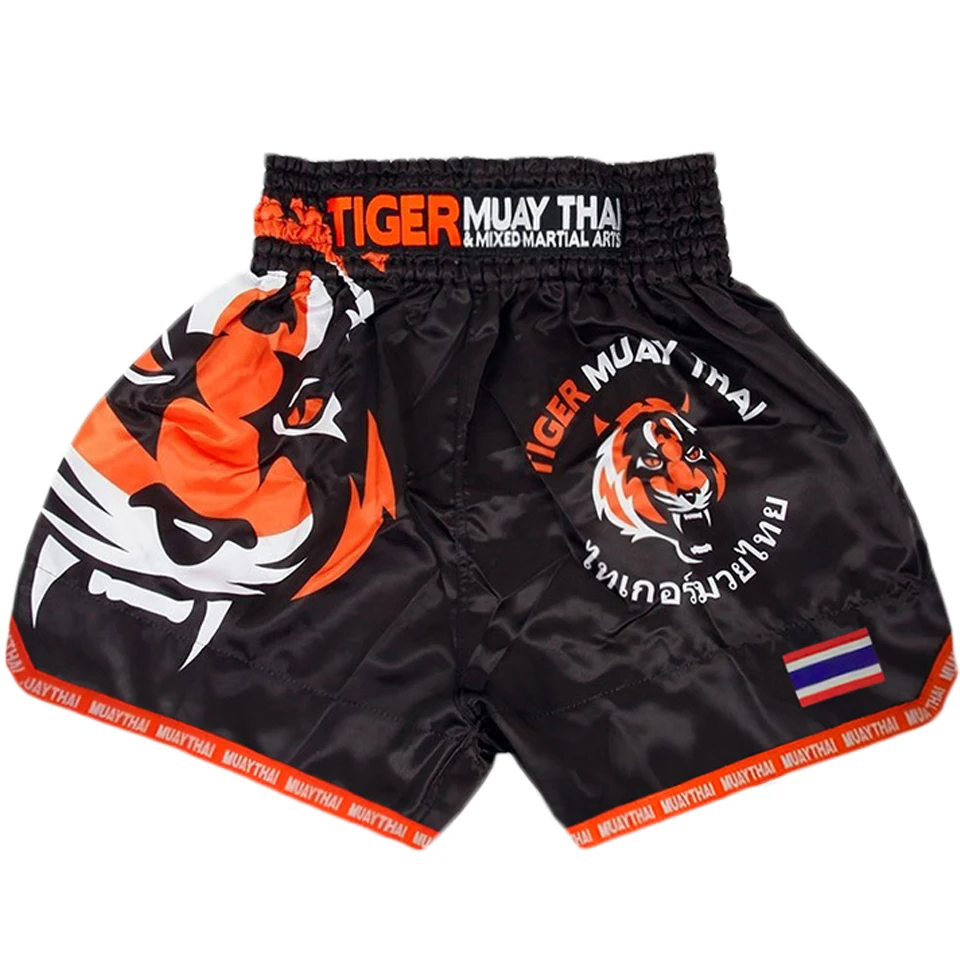 Top Trends: MMA Tiger Muay Thai Boxing Boxing Match Sanda Training Breathable Shorts Muay Thai Clothing Boxing Tiger Muay Thai Mma Shoppable Styles