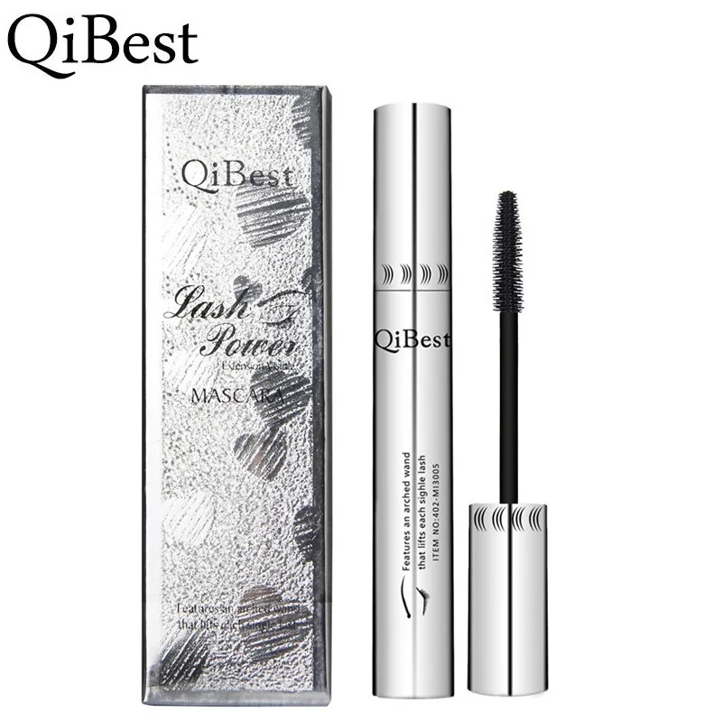 Top Trends: Qibest 3D Black Mascara Waterproof Lengthening Curling Eye Lashes Rimel Mascara Silicone Women Professional Makeup Mascara 5g Shoppable Styles