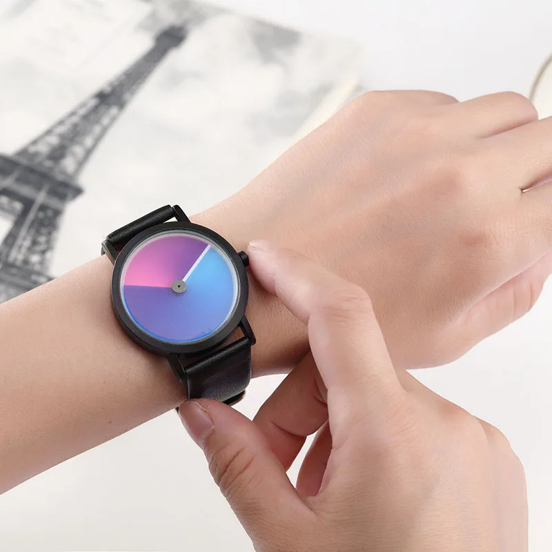 Top Trends: Unique Minimalist Creative Watch Swirl Fashion Design Brand Luxury Wrist Watch Men Women Simple Quartz Watch Reloj De Cuarzo Shoppable Styles