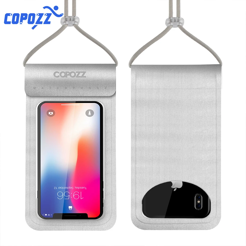 Top Trends: COPOZZ Waterproof Phone Pouch For IPhone X / 8 / 7 / 6S Plus / Samsung S7 Swimming Snorkeling Skiing Diving Underwater Mobile Bags Case Shoppable Styles