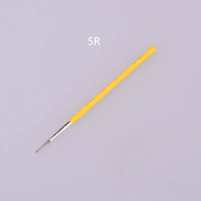 Top Trends: 5R 50pcs Merlin Tattoo Needles For Permanent Makeup Machine -Professional Eyebrow And Lip Makeup Needles Shoppable Styles