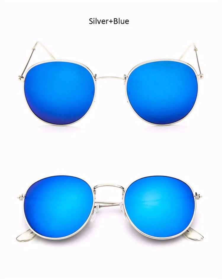 Vintage Round Mirror Sunglasses in Sunglasses