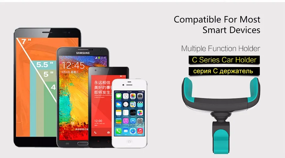 must ja sinine telefonihoidja, mis kinnitub auto ventilatsiooniavasse