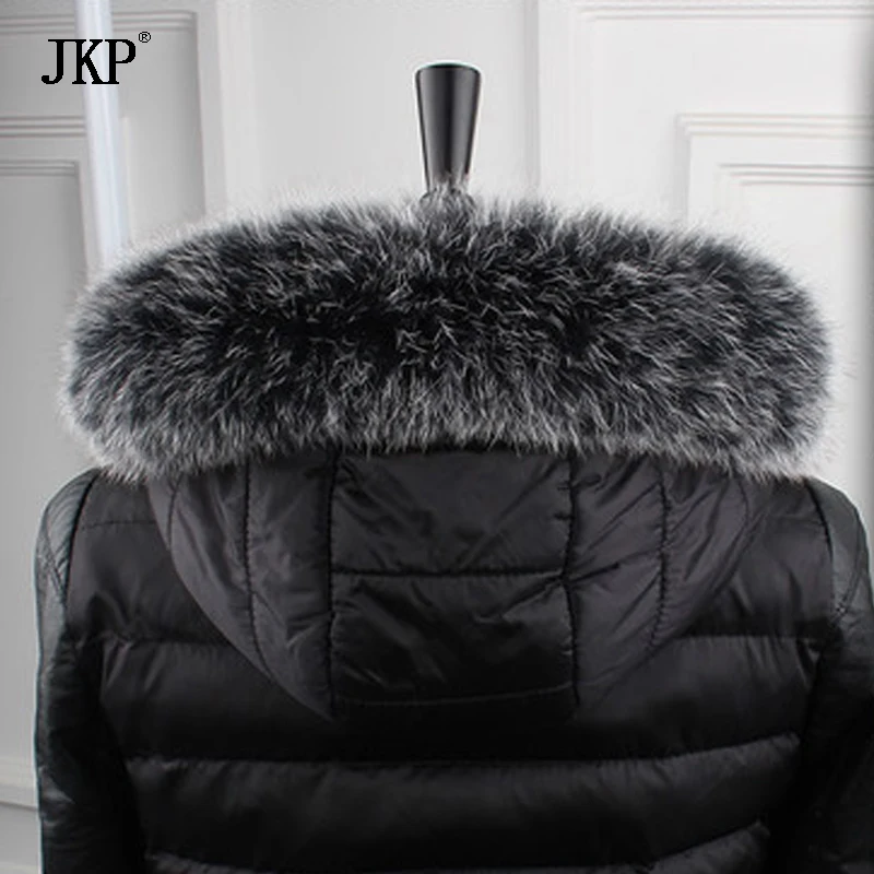 Top Trends: 100% Natural Real Fox Fur Collar Women Scarf Winter Coat Neck Cap Long Warm Genuine Real Fur Scarf 12-31 Shoppable Styles