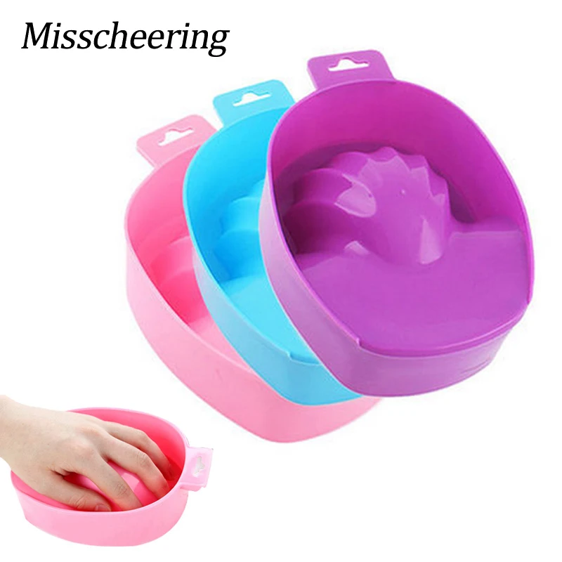 Top Trends: 1pcs Nail Art Hand Wash Remover Soak Bowl DIY Salon Nail Spa Bath Treatment Manicure Tools Shoppable Styles