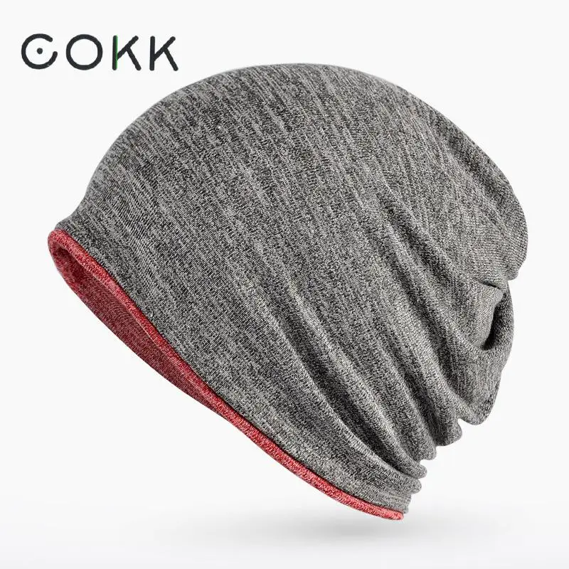 Top Trends: COKK Autumn Gorros Winter Hats For Men Women Mens Skullies Beanies Turban Hat Female Male Cap Bonnet Chapeu Masculino Shoppable Styles