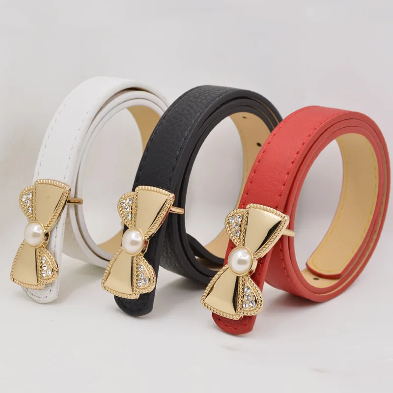 Top Trends: 2022 New Children's Belt Fashion Leisure Designer Children's Belt Of Boys And Girls Cowboy Belts Jeans Pure Color Waist Belt Shoppable Styles