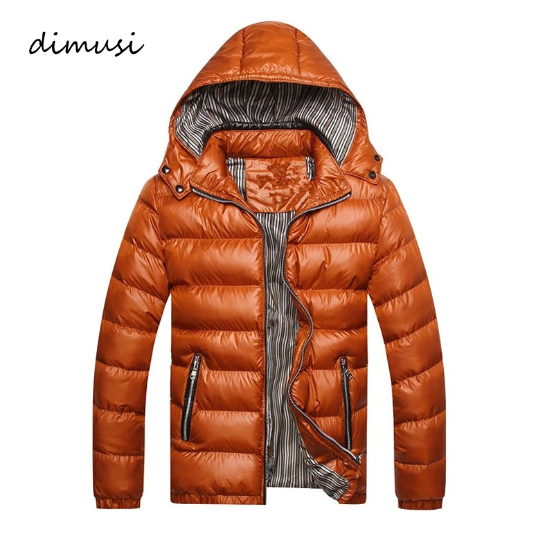 Top Trends: DIMUSI Winter Men Padded Jacket Fashion Cotton Thermal Thick Parkas Male Casual Outwear Windbreaker Hoodies Coats Brand Clothing Shoppable Styles