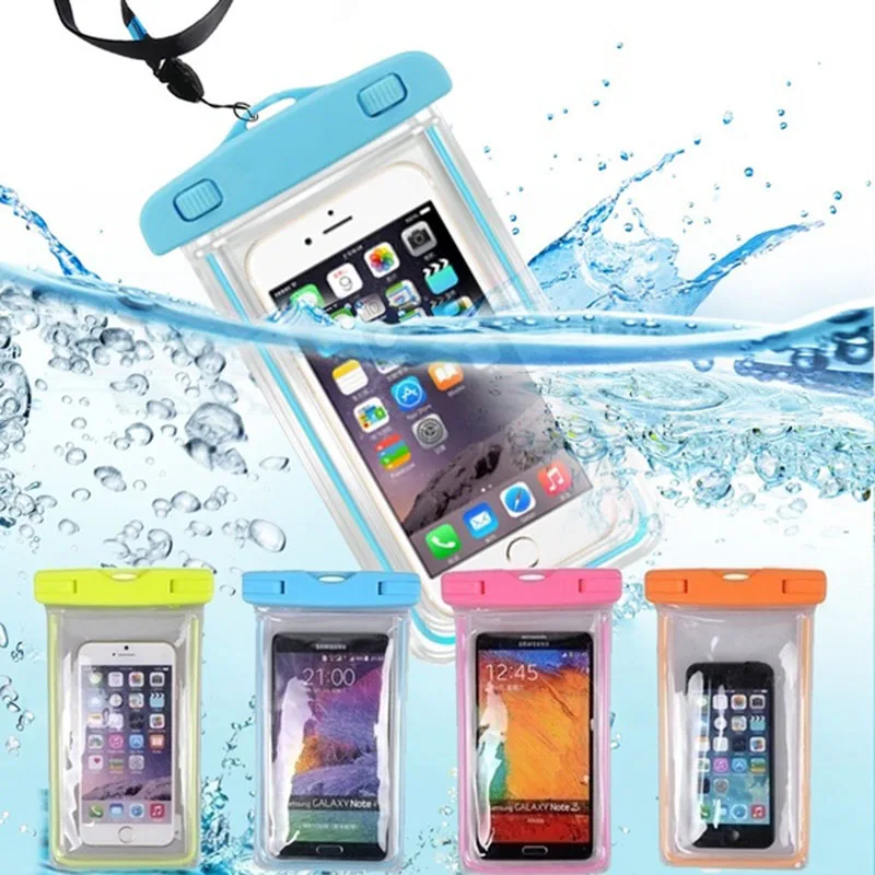 Top Trends: Waterproof Phone Pouch Drift Diving Swimming Bag Underwater Dry Bag Case Cover For Phone Water Sports Beach Pool Skiing 6 Inch Shoppable Styles