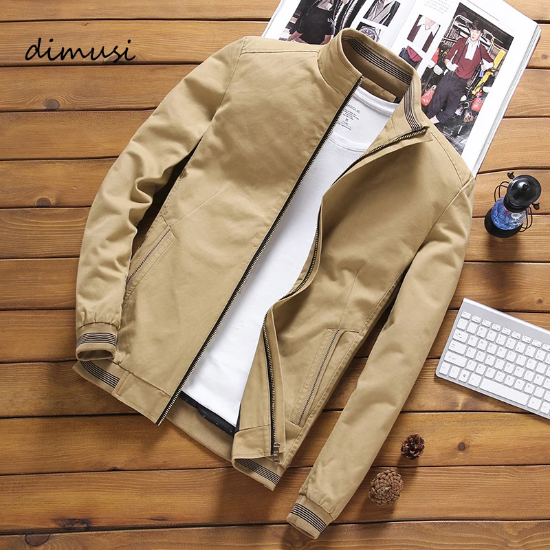 Top Trends: DIMUSI Spring Autumn Men's Bomber Jackets Casual Male Outwear Windbreaker Jacket Mens Zipper Baseball Uniform Coats Clothing Shoppable Styles