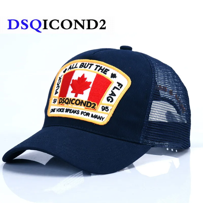 Top Trends: DSQICOND2 Maple Leaf Mesh Baseball Cap DSQ2 Letters High Quality Men Women Cap Custom Design ICON Logo Cap Bonnet Homme Dad Hat Shoppable Styles