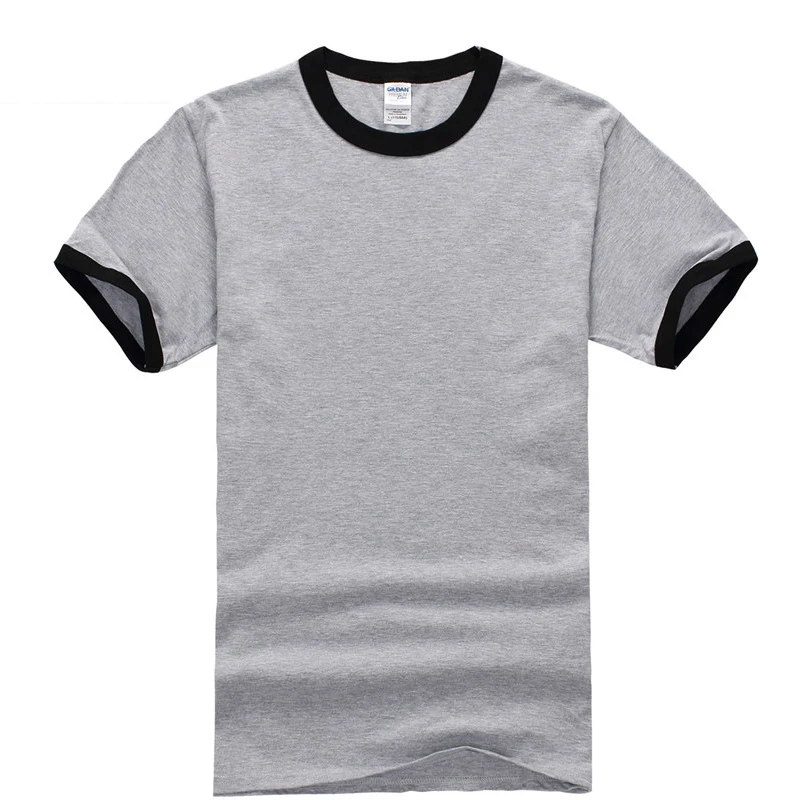 Top Trends: GILDAN New Style Rock Summer Men T Shirt Short Sleeve Tops Tees Casual White With Contrast Collor And Sleeves T Shirts For Men Shoppable Styles - Image 5