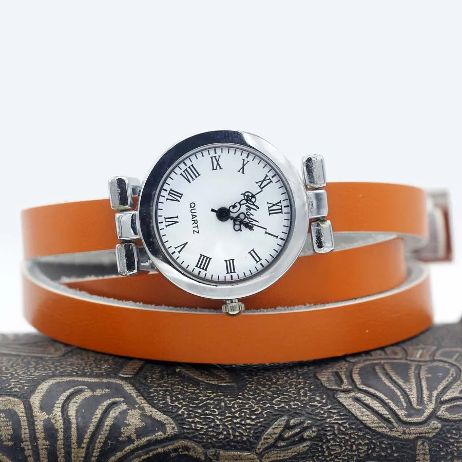 Top Trends: Shsby New Fashion Women's Long Leather Strap Watch Female Silver Bracelet Watch ROMA Vintage Watch Women Dress Watches Shoppable Styles - Image 6