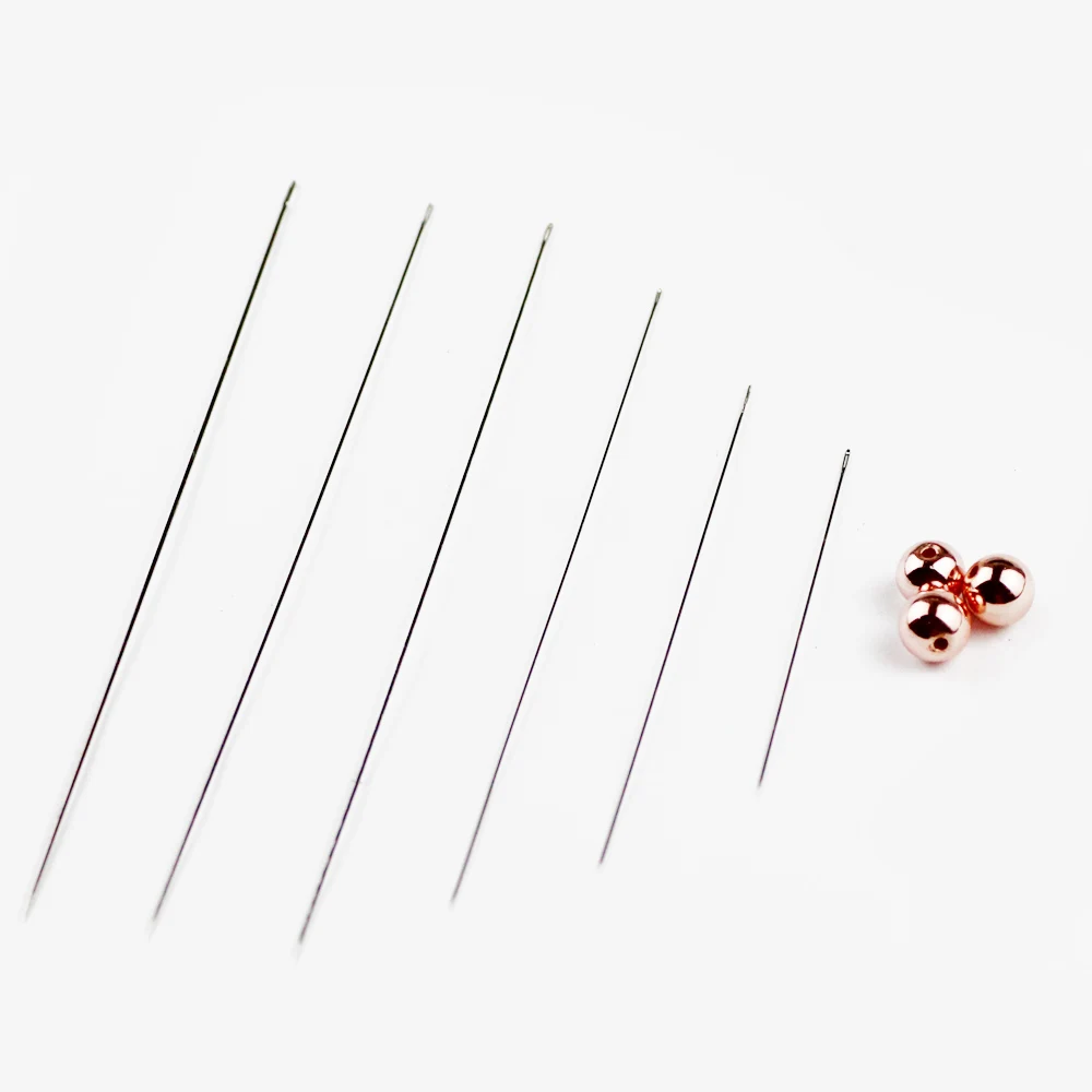 Top Trends: JHNBY 30PCS Stainless Steel Beading Needles For Beads Threading String Tambour / Jewelry Bracelet Necklace Making Tools Pins DIY Shoppable Styles - Image 2