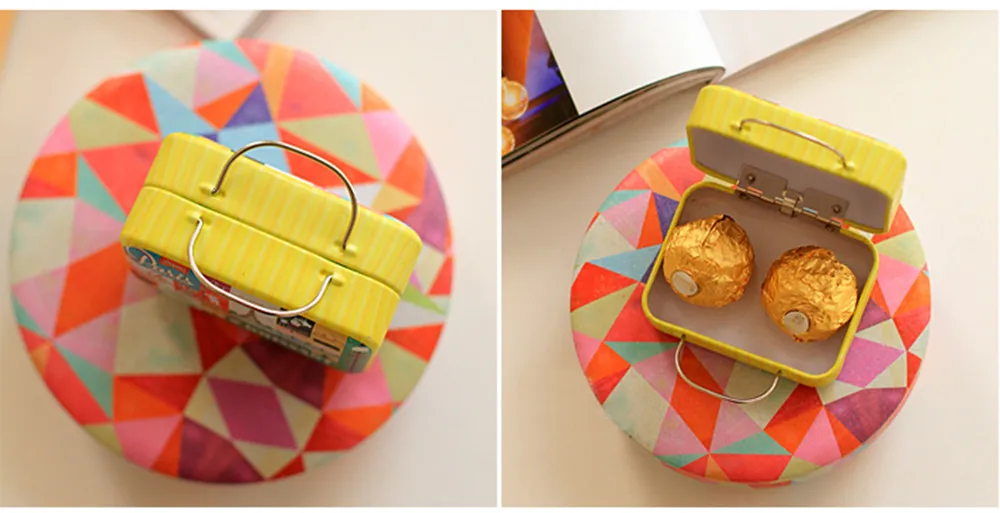 vintage candy storage box