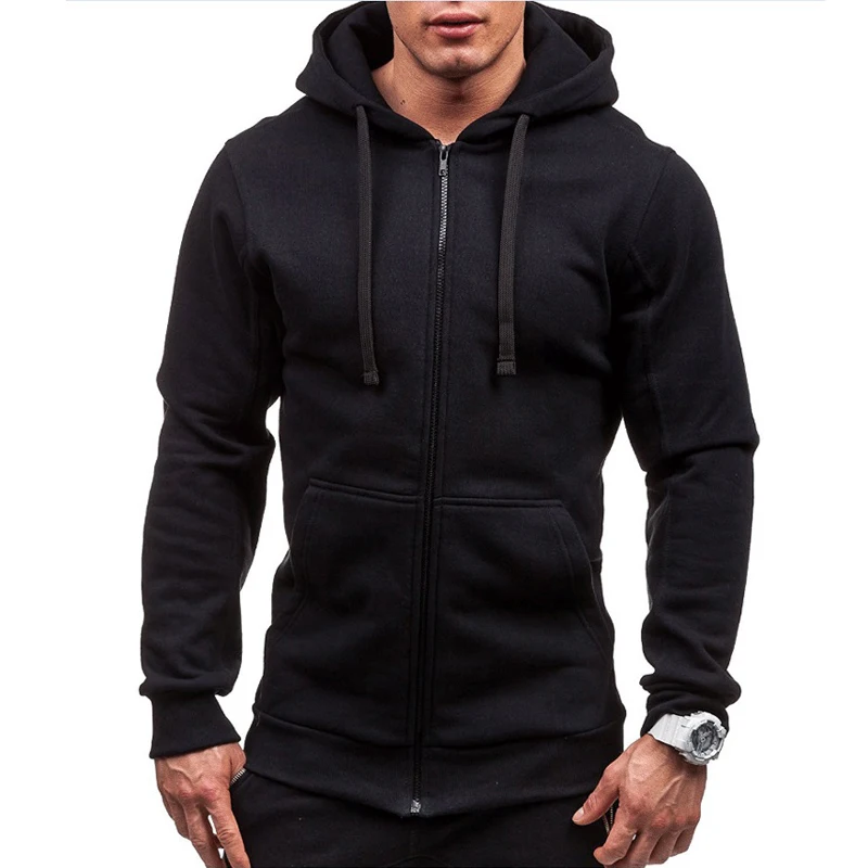 Top Trends: DIMUSI Mens Hoodies Fashion Mens Solid Color Sweatshirt Slim Jackets Mens Hoodie Hip Hop Hoodies Sportswear Tracksuit Clothing Shoppable Styles