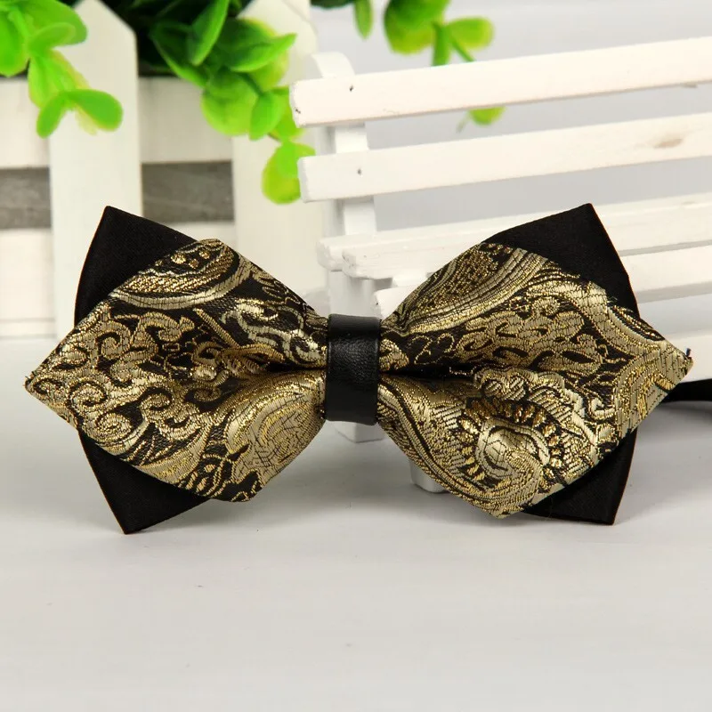 Top Trends: Mens Bow Arrow Red Pointed Black And Gold Fashion Butterfly Party Wedding Bow Ties For Men&#039;s Girls Boys Bowtie Kids Be Usable Shoppable Styles