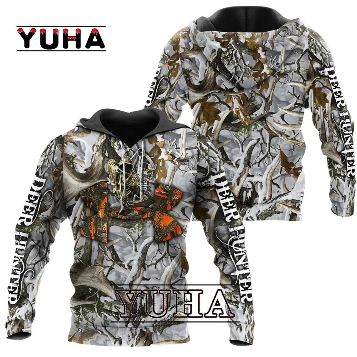 Top Trends: Yk2 Hunting Camo Hoodies 3D Forest Animal Printing Men New Sweatshirts Harajuku Fashion Pullover Streetwear Essential Sweatser Shoppable Styles