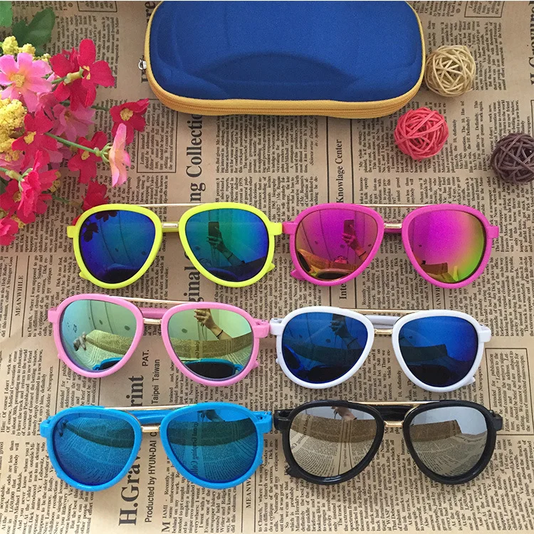 Top Trends: S423 Cute Suqare Children Sunglasses Brand Kids Girls Boys Toddler Sun Glasses Oculos De Sol Infantil Shoppable Styles