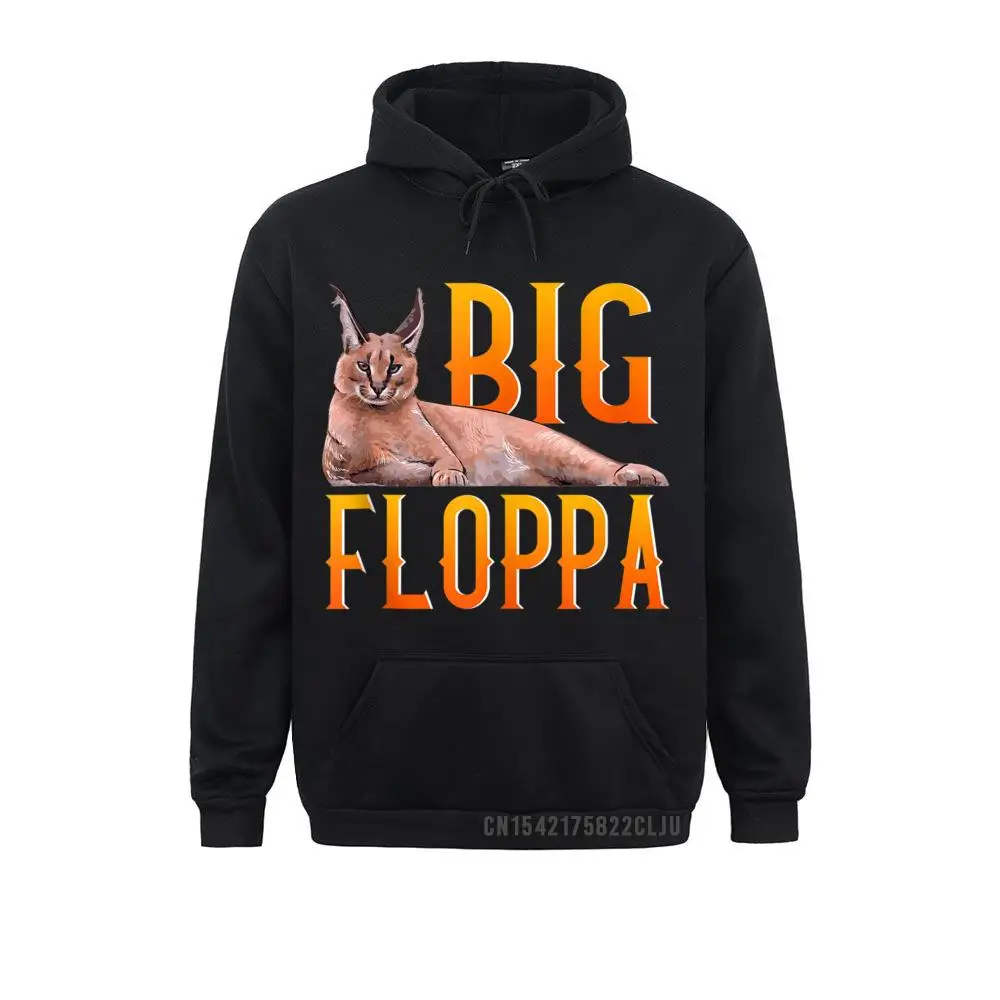 Top Trends: Special Big Floppa Meme Cute Caracal Cat Long Sleeve Men Sweatshirts April FOOL DAY Hoodies For Clothes Geek Shoppable Styles