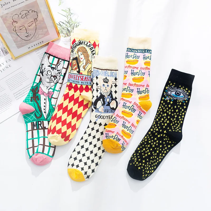 Top Trends: Spring Autumn New Japanese Harajuku Cute Socks Women Korean Kawaii Woman Socks Cotton Pink EUR35-42 Shoppable Styles