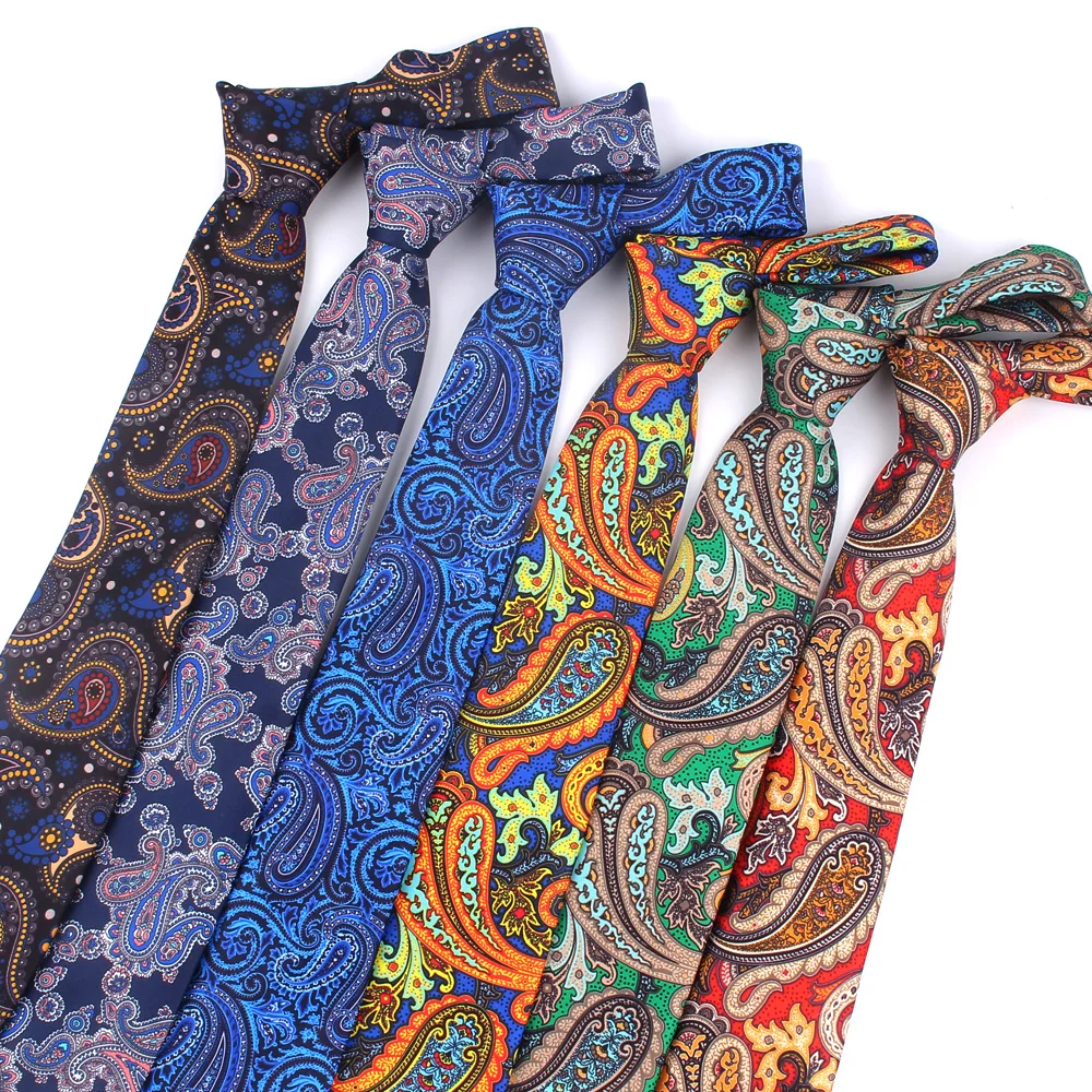 Top Trends: Fashion Floral Print Tie For Men Women Skinny Neck Tie For Wedding Casual Mens Neckties Classic Suits Slim Neck Ties Cravat Shoppable Styles