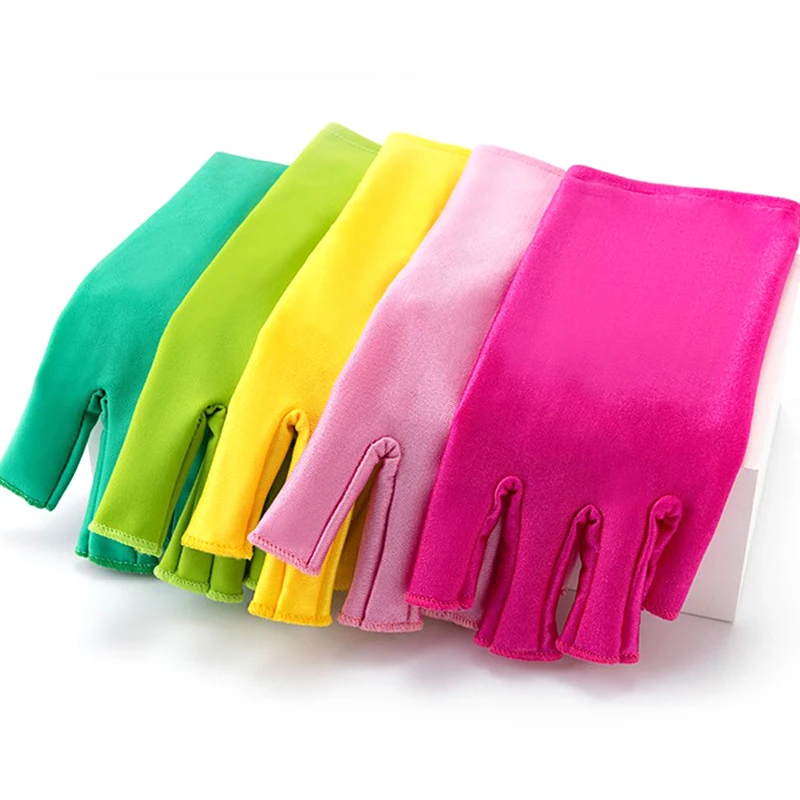 Top Trends: 1 Pair Nail Art Anti UV Radiation Protection Gloves UV Protection Glove Gel Anti UV Glove Shoppable Styles