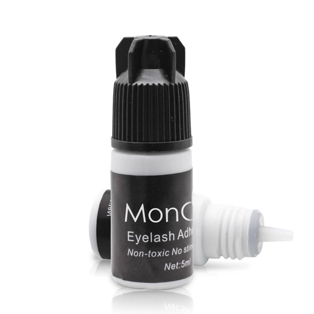 Top Trends: 5ml False Eyelash Glue Quick Dry Dark-Black Waterproof Eyelash Extensions Glue Black Adhesive For Eyelashes Building Glue Shoppable Styles - Image 2