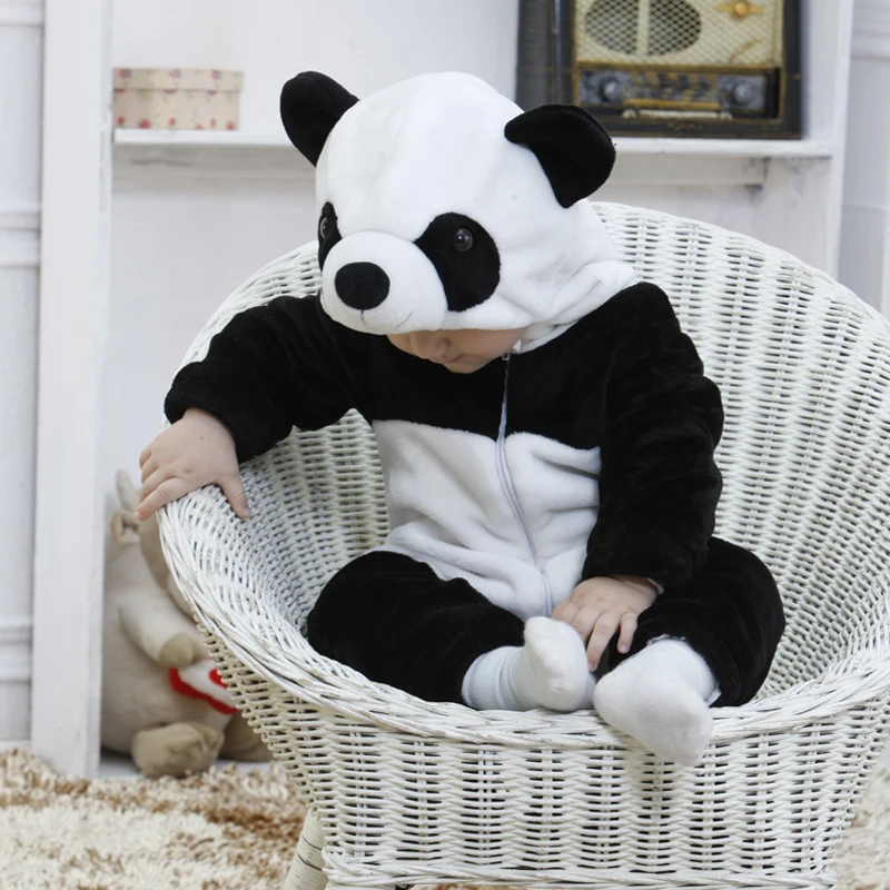 Top Trends: Umorden Baby Panda Kigurumi Cartoon Animal Costume Infant Toddler Child Bodysuit Jumpsuit Onesie Flannel Halloween Fancy Dress Shoppable Styles