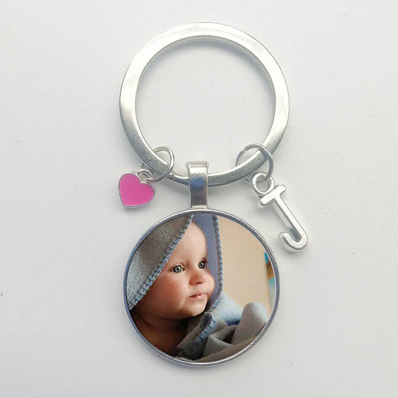 Top Trends: New Hot Handmade Birthday Name Keychain Photo Child Mom Dad Gift Family Photo Heart-shaped Keychain Letter Keychain Shoppable Styles