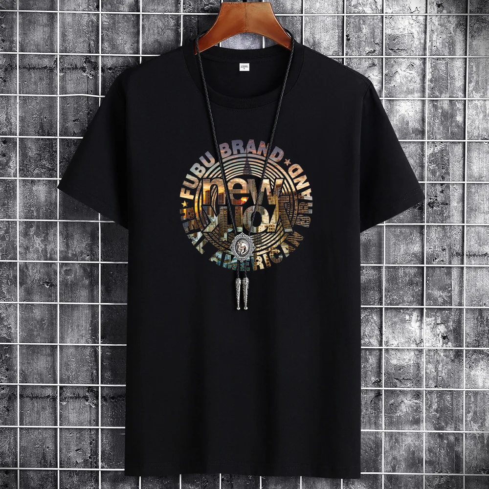 Top Trends: Anime Goth Summer Cotton Man T-Shirts Short Sleeve Round Neck Streetwear Outdoor Tshirt Harajuku Graphic Oversized Men Top Tees Shoppable Styles