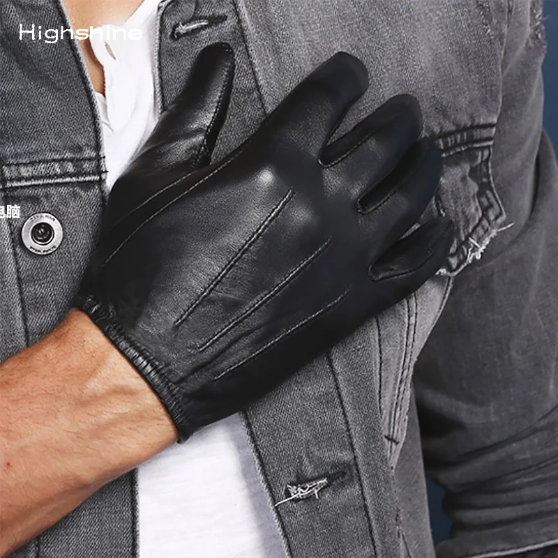 Top Trends: Prime Classic Men's Police UNlined Gloves Slim Fit Tight Style Tactical Dress Glove Chauffeur Real Nappa Leather Driving Gloves Shoppable Styles