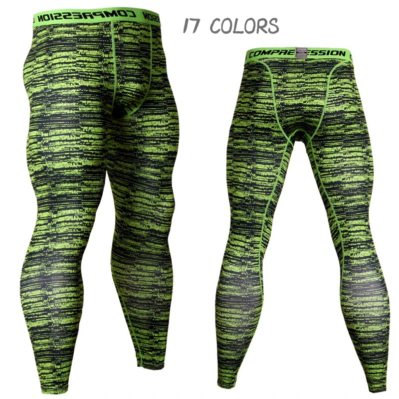 Top Trends: Compression Gym Men Tight Pants High Elastic Fitness Basketball Leggings Male Workout Slim Fit Running Print Light Sportswear Shoppable Styles