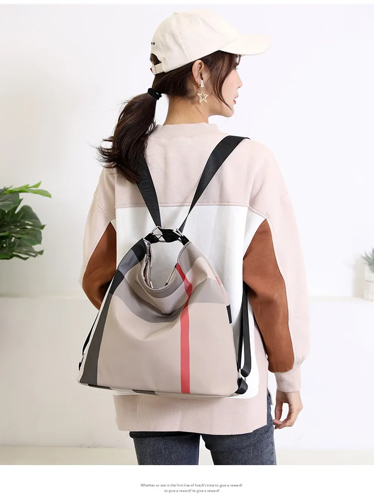 Top Trends: Nueva Multifuncional De Celosía Mochila Bolso De Las Mujeres Bolso De Hombro Casual Mochila De Viaje Shoppable Styles