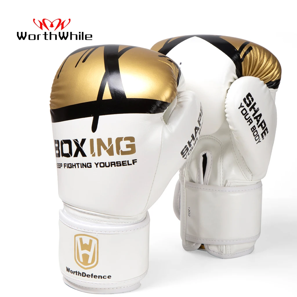 Top Trends: WorthWhile Kick Boxing Gloves Men Women PU Karate Muay Thai Guantes De Boxeo Free Fight MMA Sanda Training Adults Kids Equipment Shoppable Styles