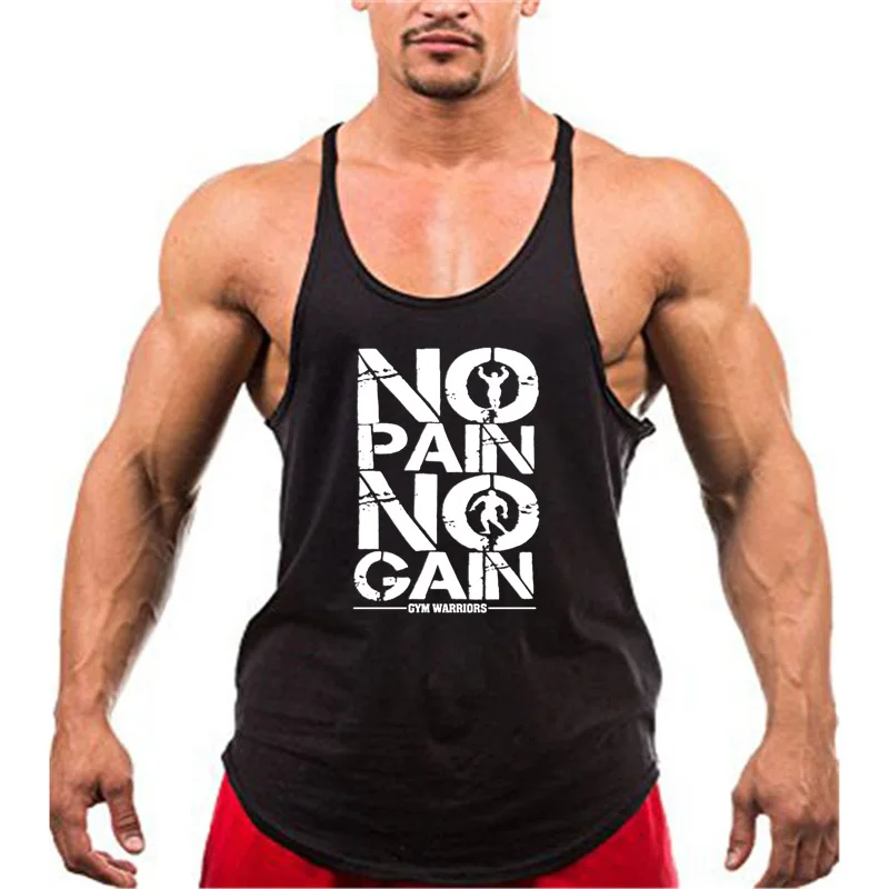 Top Trends: Brand Bodybuilding Stringer Tank Tops Mens Sportwear Vest Fitness Men Gyms Clothing Sleeveless Shirts Muscle Singlets Shoppable Styles - Image 5