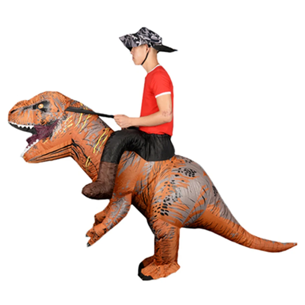 Top Trends: Funny Mascot Inflatable Dinosaur T REX Anime Halloween Costume Cosplay For Adult Men Women Kids Dino Cartoon Ride On Shoppable Styles